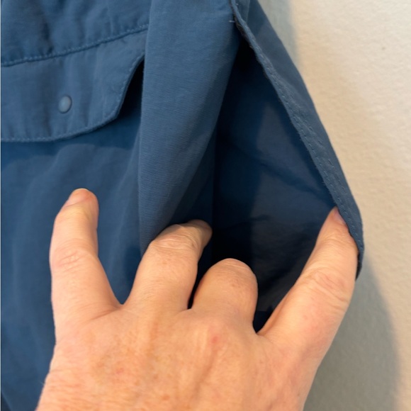 Patagonia Navy Elastic-Waist Men's Swim Trunks - Picture 3 of 6